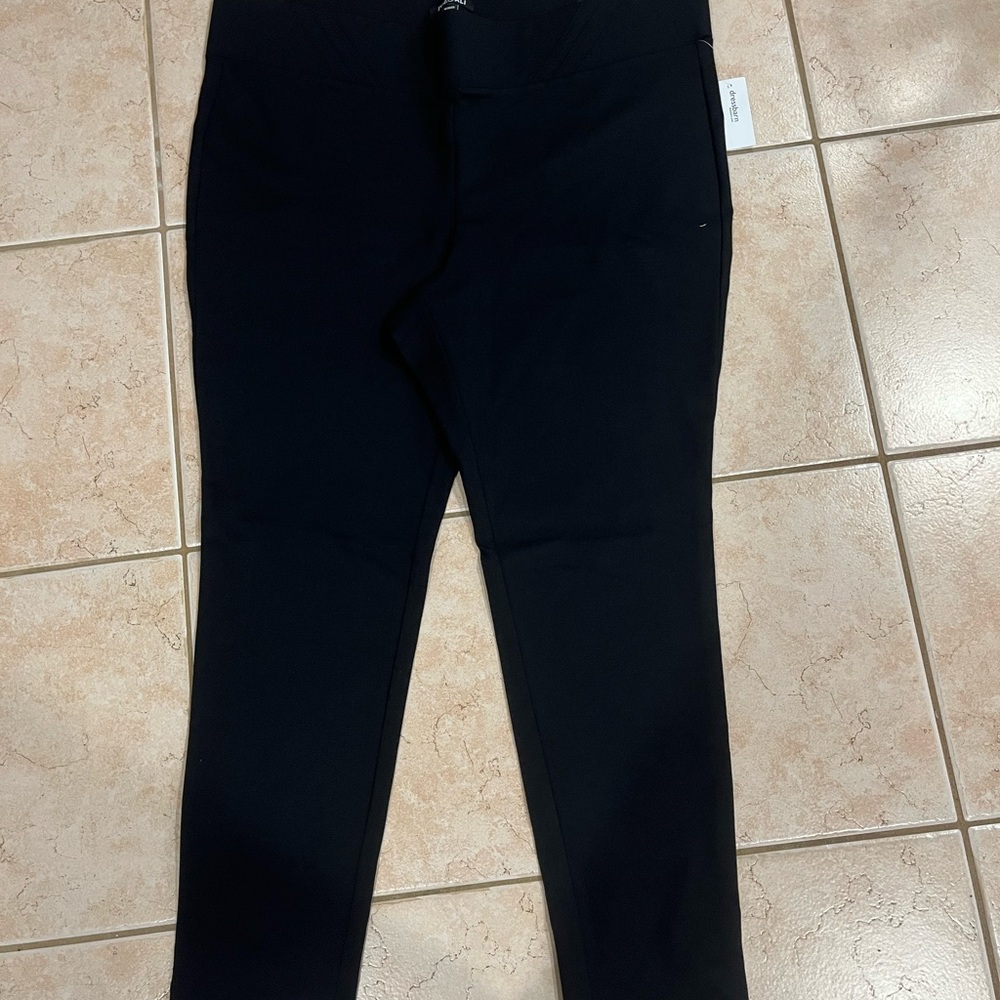 Roz & Ali Black Sleek Stretch Leggings